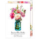 Mason Jar Peonies Save The Date Cards Image 4 of 6